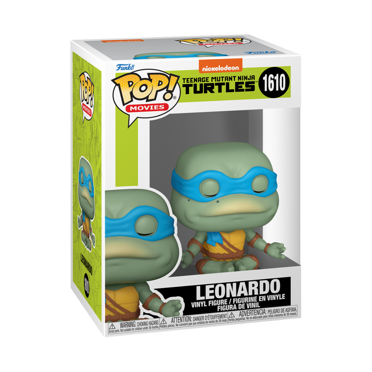 TMNT Tortues Ninja Pop Leonardo Meditating