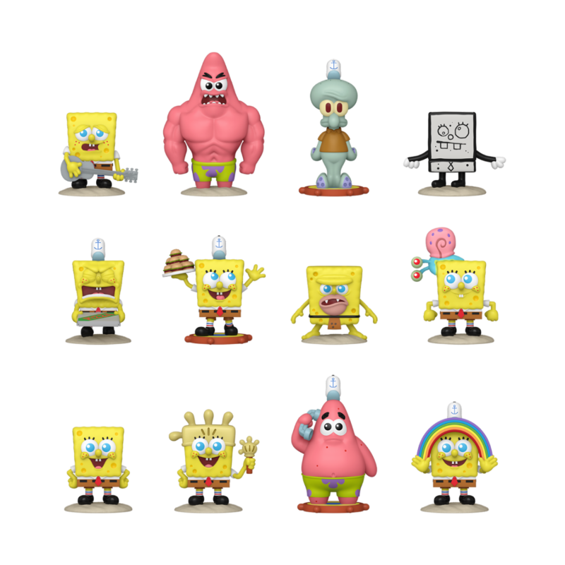 Bob L Eponge Spongebob 25Th Anniv Mystery Minis Asst 12Pcs