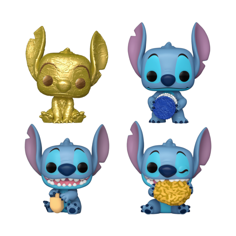 Disney Set de 4 Pocket Pop Stitch Holiday Stitch Box