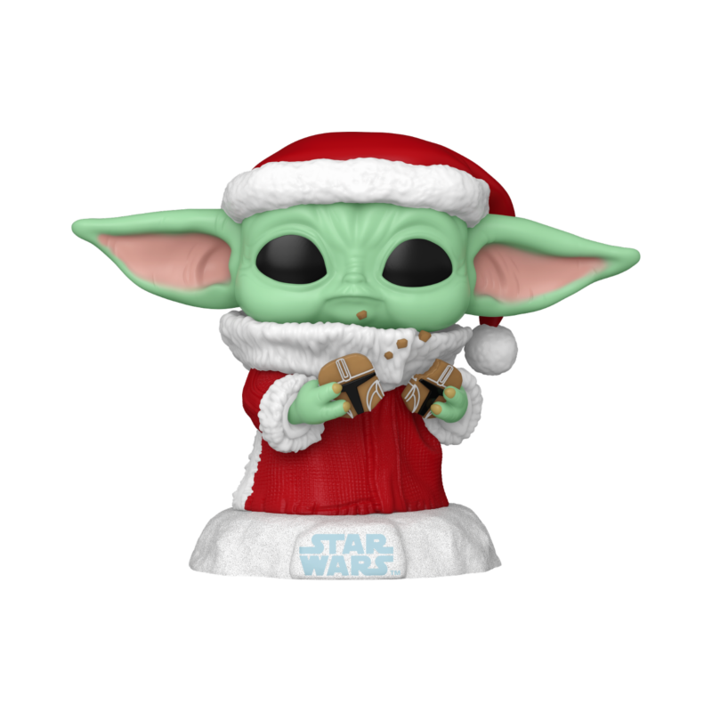 Sw Star Wars Pop Holiday Grogu Santa