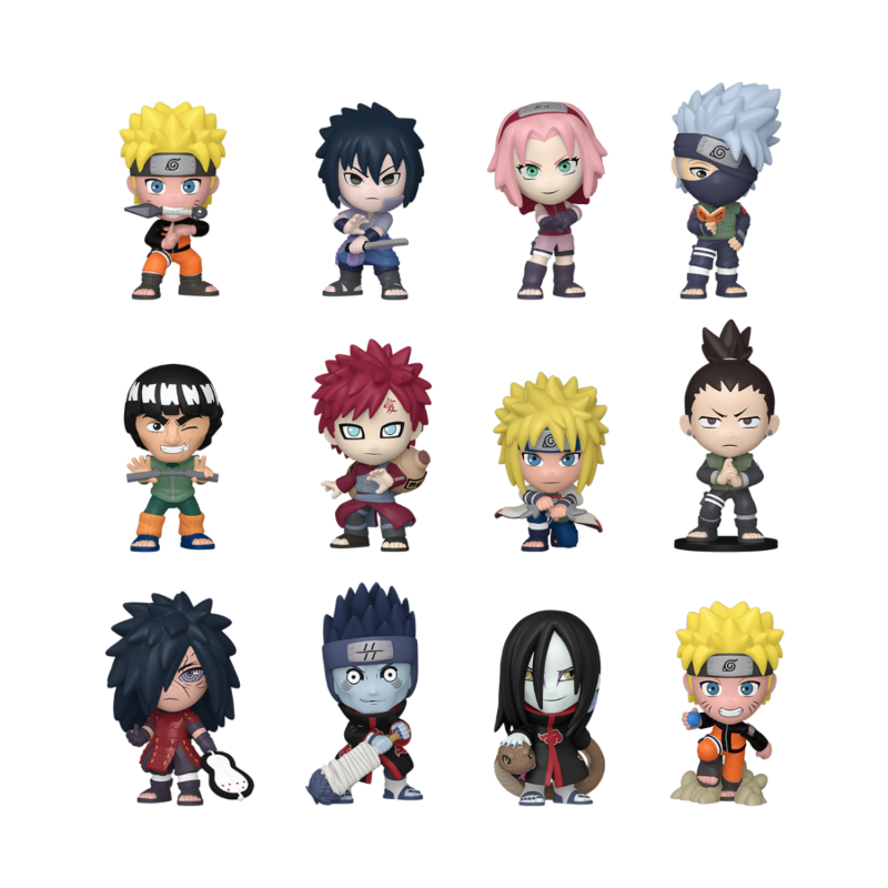 Naruto Mystery Minies Asst 12Pcs