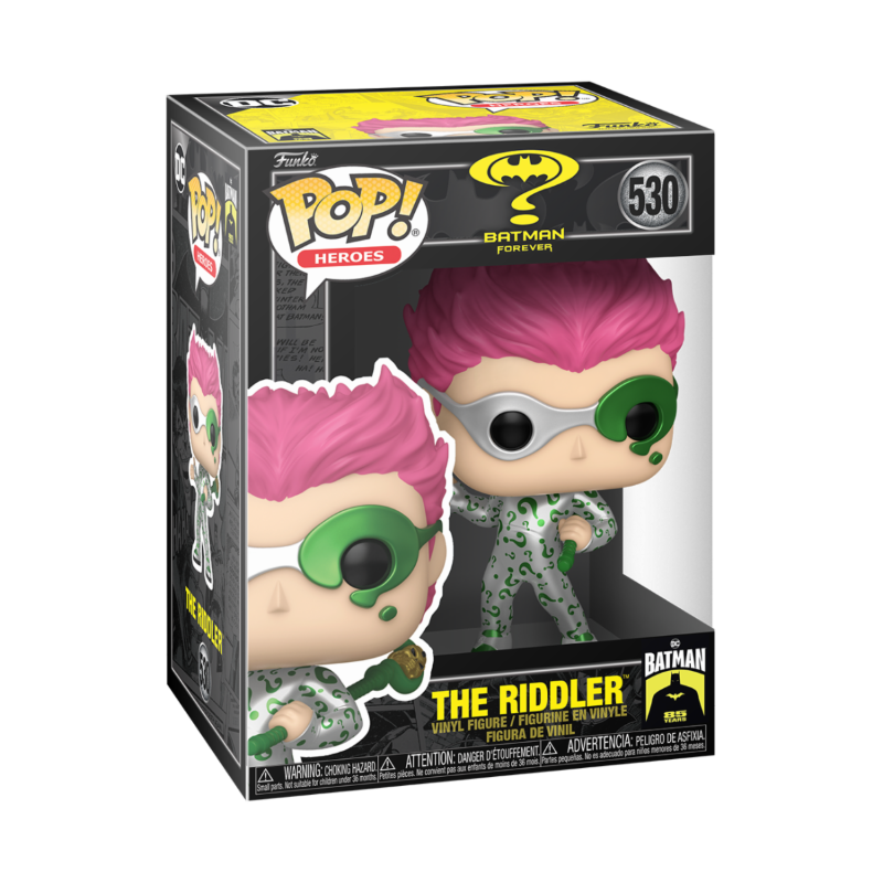 Dc Pop Batman Forever The Riddler Metallic