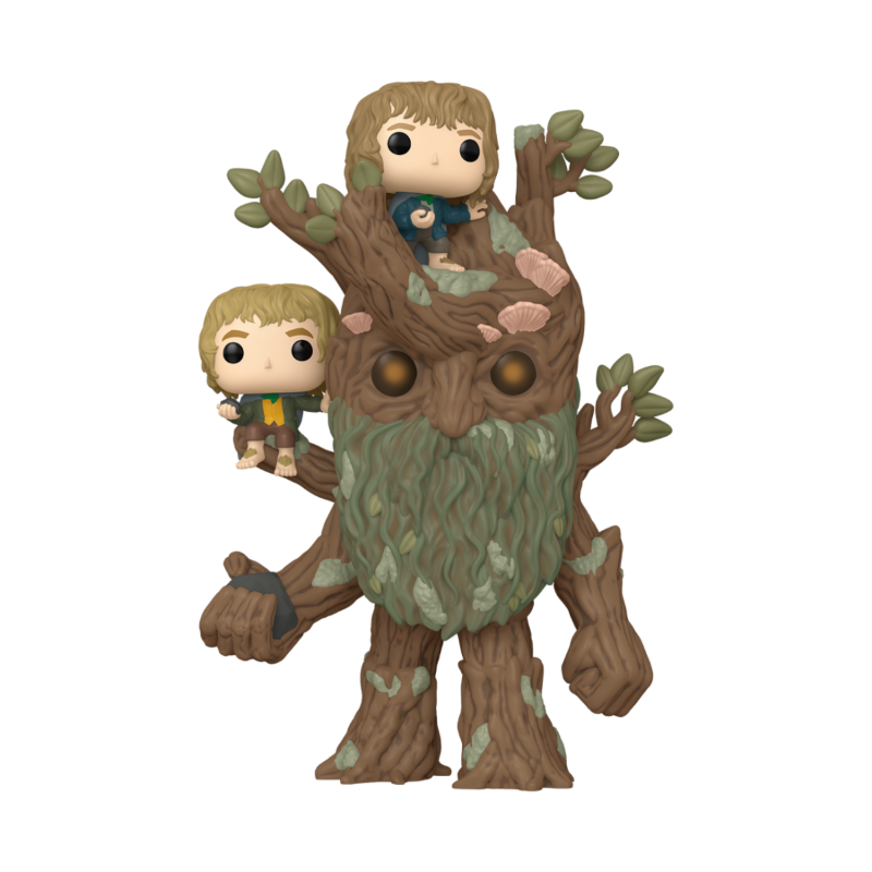 LOTR Le Seigneur Des Anneaux Pop Super Treebeard Merry & Pippin