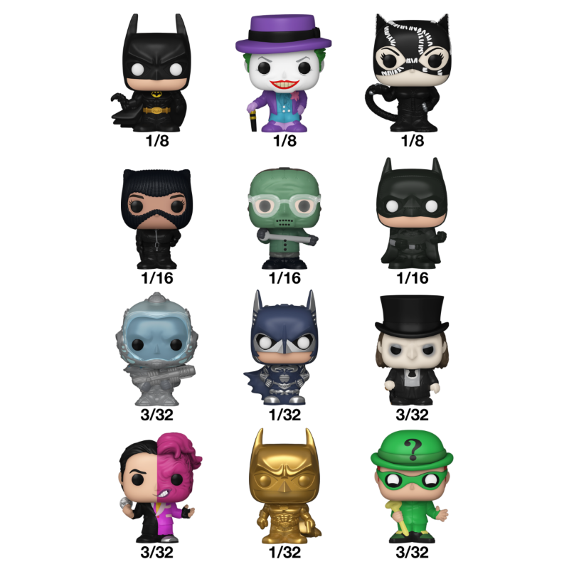 DC Bitty Pop Batman 85th Asst 32pcs