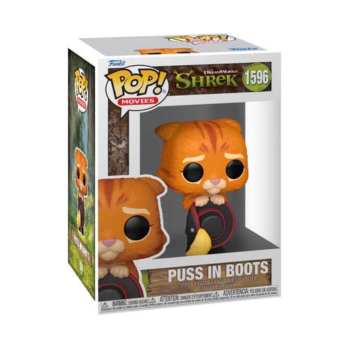 Shrek 30Th Anniv Pop Puss In Boots Chat Potté