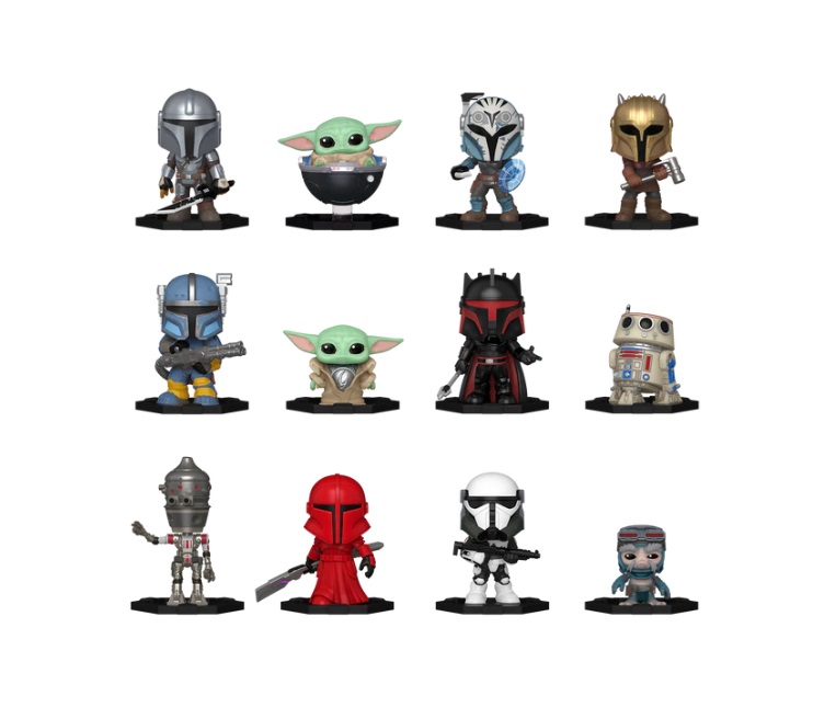 SW Star Wars Mystery Minis Mandalorian S2 Asst 12Pcs