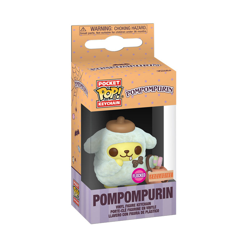 Hello Kitty Pocket Pop Halloween Pompompurin Flocked