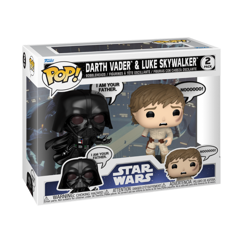 Star Wars Pop Sayings 2 Pack Darth Vader & Luke Skywalker