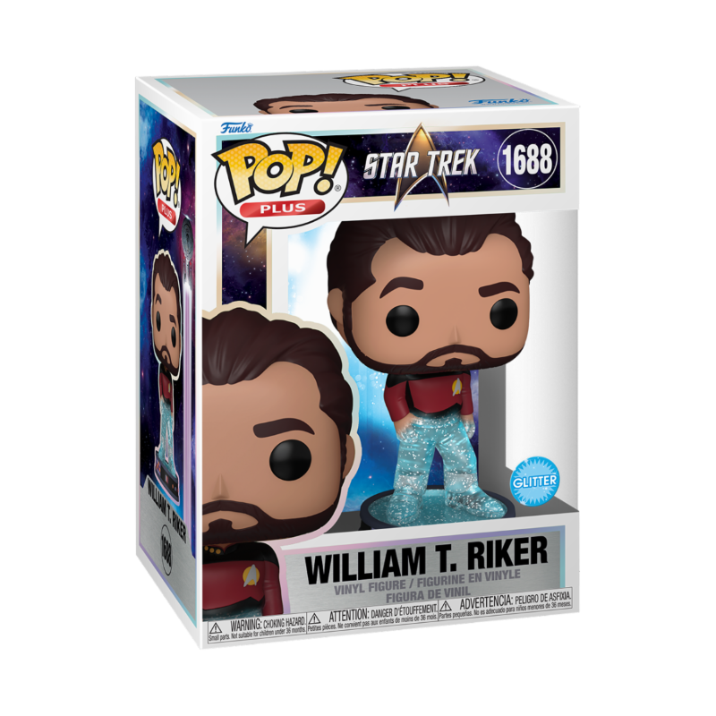 Star Trek Pop Plus Transporter Riker