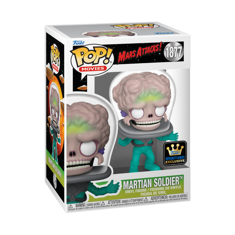 Mars Attacks Pop Soldier Chase Glow