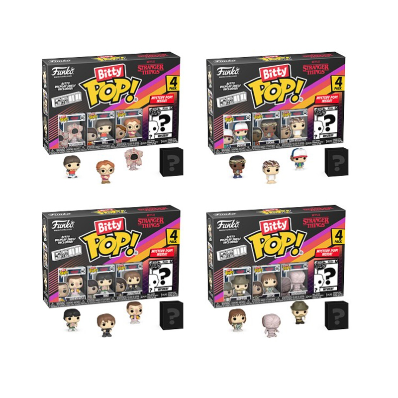 Stranger Things Bitty Pop 4 Pack Asst 12Pcs