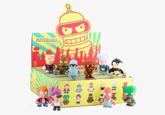 Futurama Kidrobot mini figures boite présentoir x16