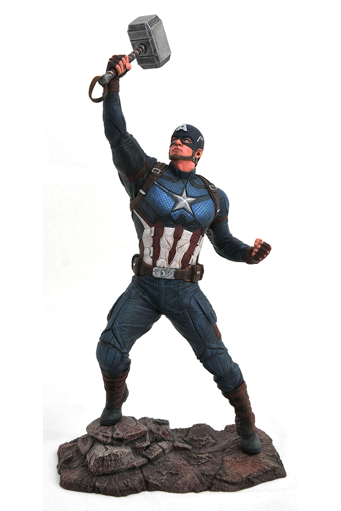 Marvel Gallery Avengers Endgame Captain America Mjolnir 23cm