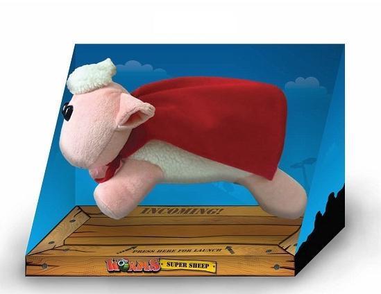 WORMS Super Sheep deluxe plush with sound