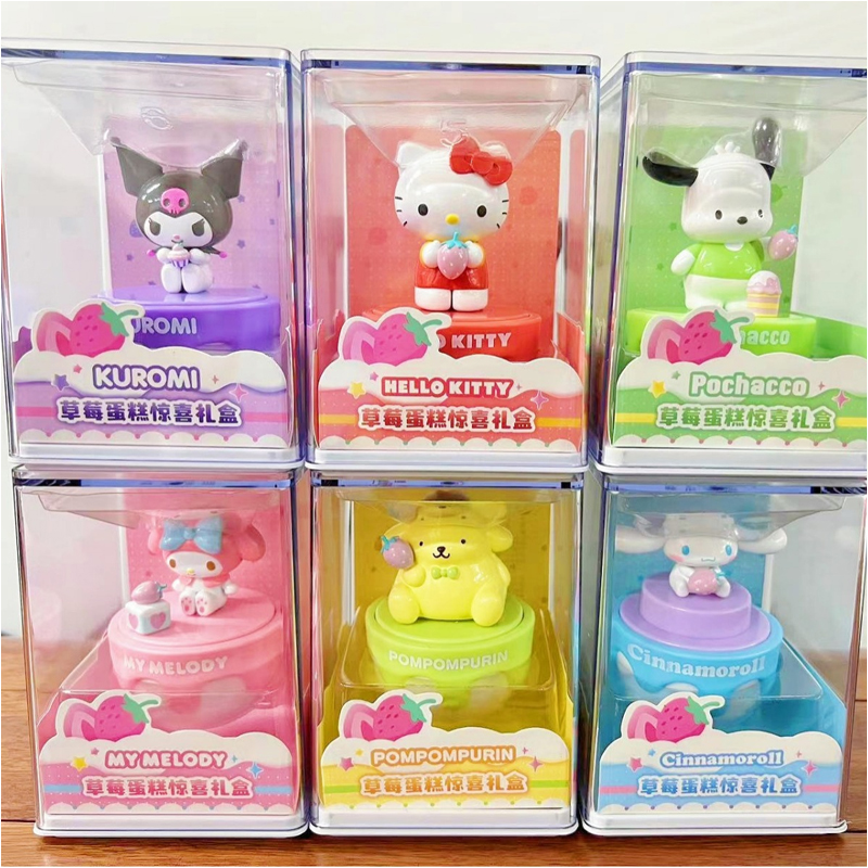 Hello Kitty Stamp Stationary Mini Fig Tampon Boite De 6pcs