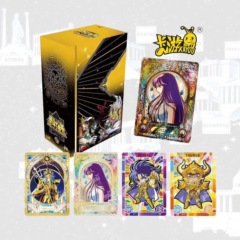 Saint Seiya Chevaliers du Zodiaque Trading Cards Serie 1 18 Boosters / 5 Cartes