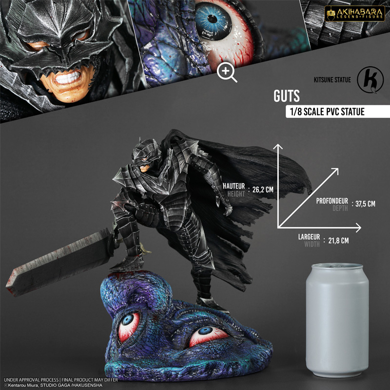 Berserk Guts Berseker PVC Statue 1/8 37cm