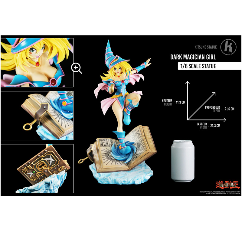 Yu Gi Oh Statue 1/6 Dark Magician Girl Magicienne Des Tenebres 42cm