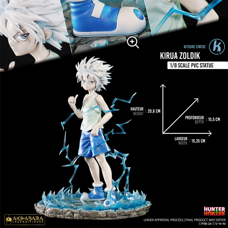 Hunter X Hunter Figurine Pvc 1/8 Killua Kirua Zoldieck 21Cm