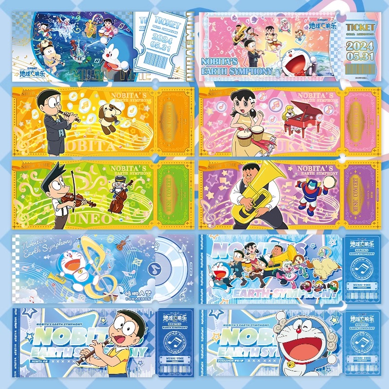 Doraemon Tickets Laser Enjoy the Valse Box 6pcs Kayou 110 