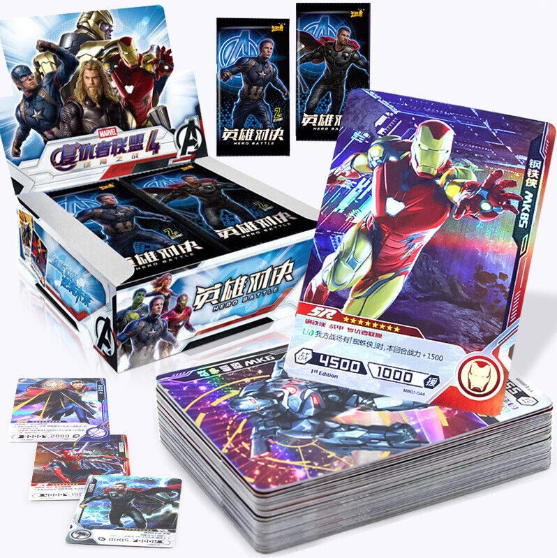 Marvel Kayou 110 Avengers Hero Battle Vol 5 Boite 30 Boosters 6 Cartes