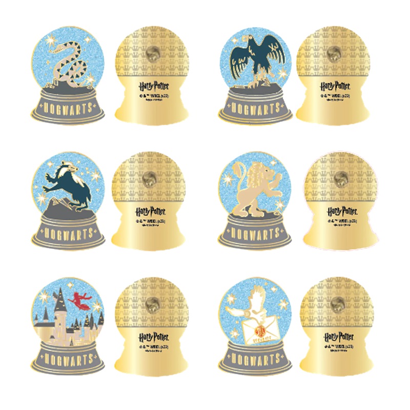 Harry Potter Mystery Blind Box Pins Snowglobes Asst 12Pcs