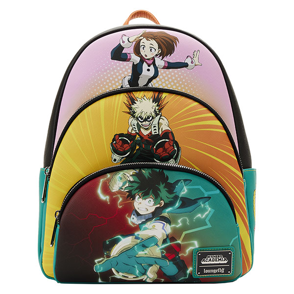 My Hero Academia Loungefly Mini Sac A Dos Triple Pocket Scene 