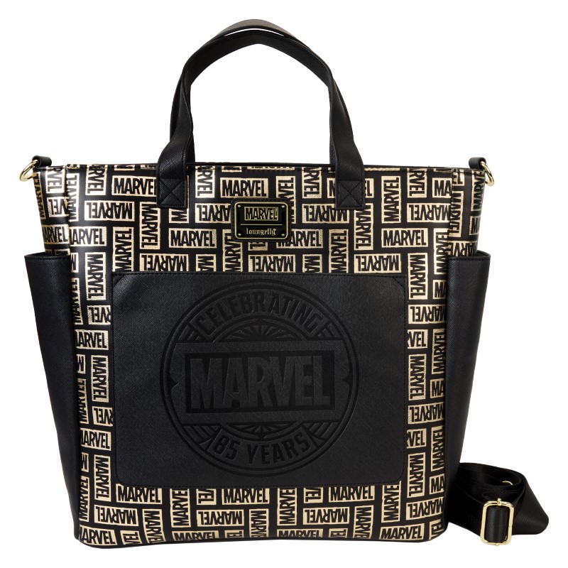 Marvel Loungefly Mini Sac A Dos Convertible Marvel Gold Logo 