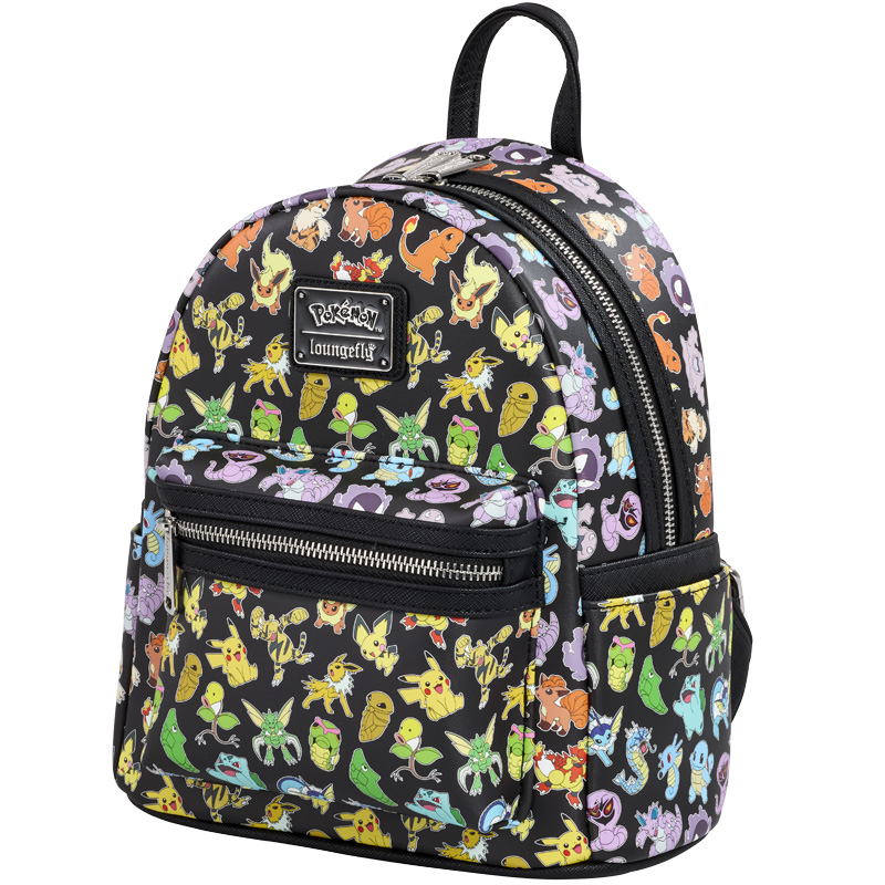 Pokemon Loungefly Mini Sac A Dos Pokemon Party Full Print