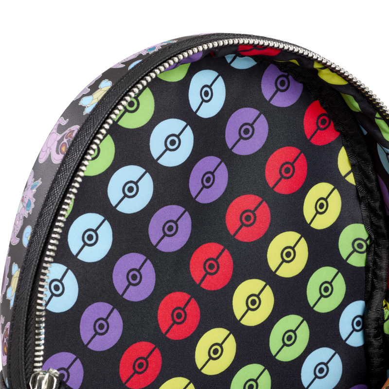 Pokemon Loungefly Mini Sac A Dos Pokemon Party Full Print