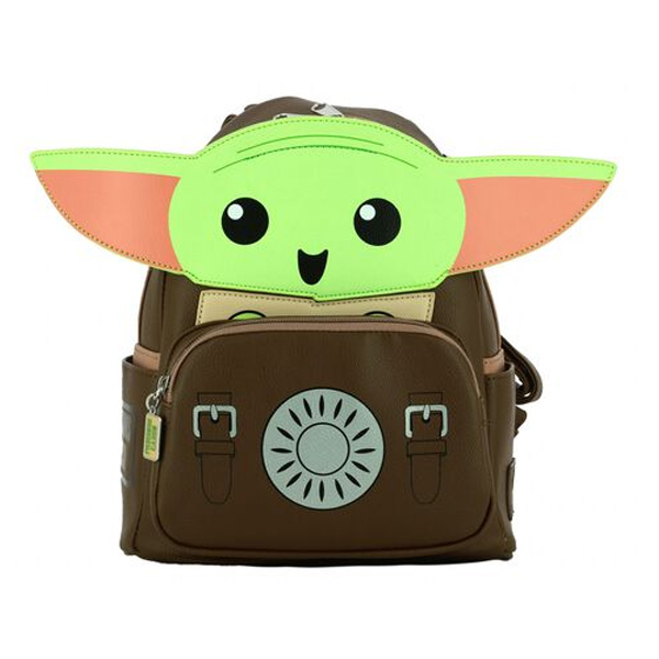 SW Mandalorian Loungefly Mini Sac A Dos Grogu In Bag