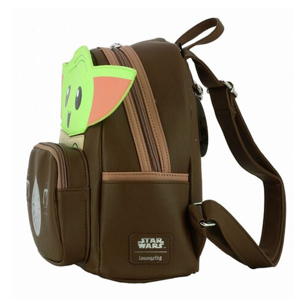 SW Mandalorian Loungefly Mini Sac A Dos Grogu In Bag