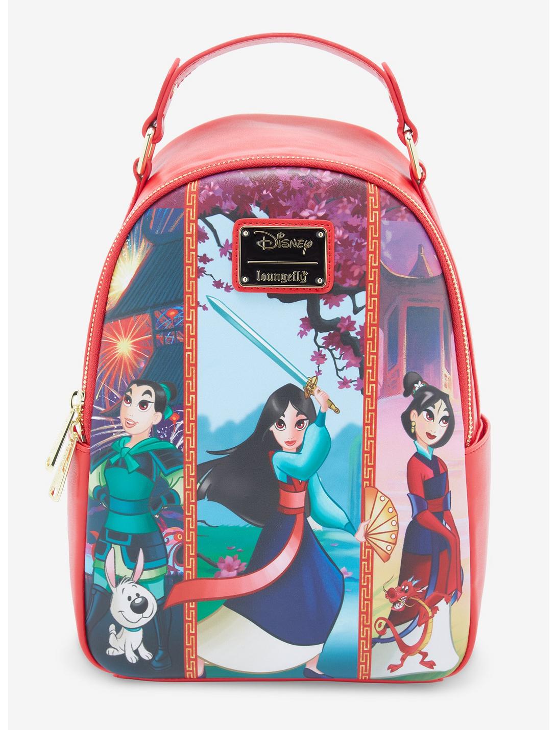 Disney Loungefly Mini Sac A Dos Mulan Transformation Exclu