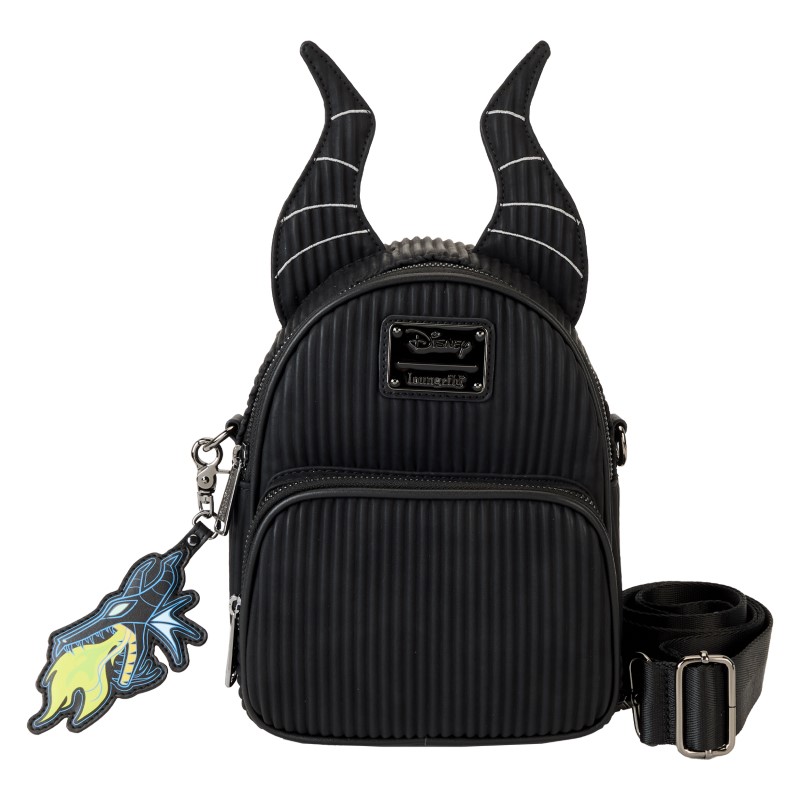 Disney  Loungefly Mini Sac A Dos Convertible Villains Maleficent Maléfique