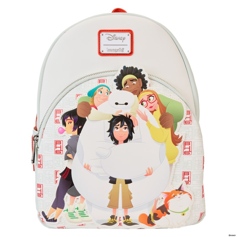 Disney Loungefly Mini Sac A Dos Big Hero 6 10Th Anniv Baymax Gang