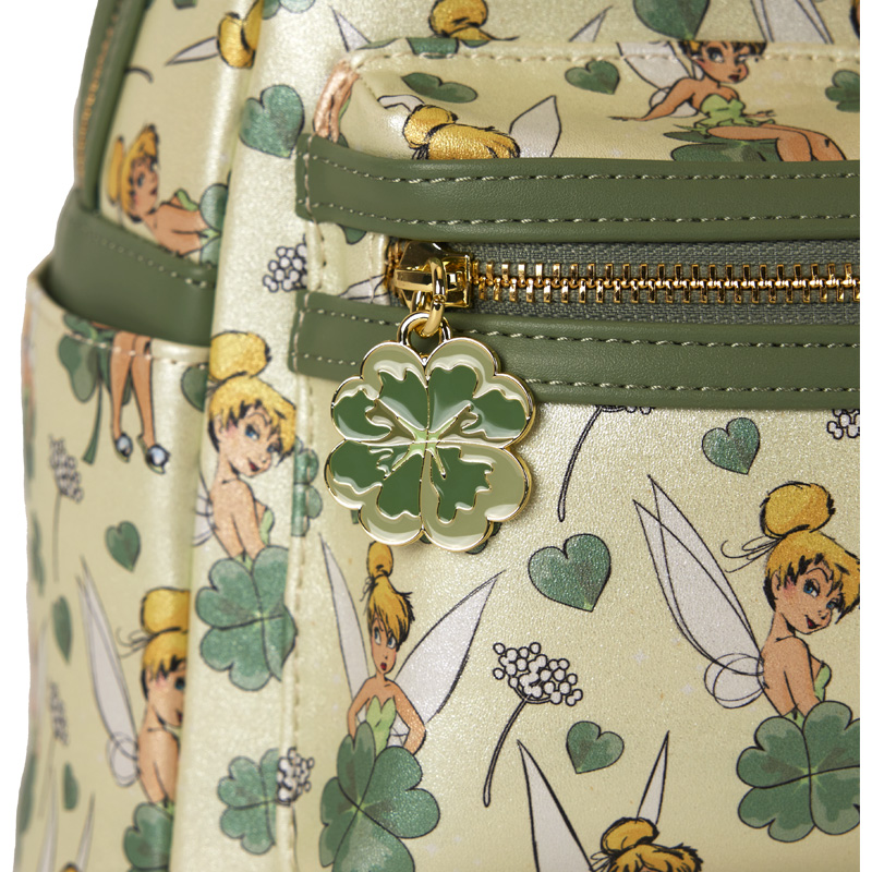 Disney Loungefly Mini Sac A Dos Tinker Bell 4-Leaf Clover