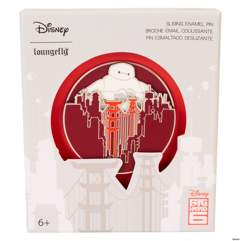 Disney Loungefly Collector Box Pins Big Hero 6 10Th Anniv San Fransokyo