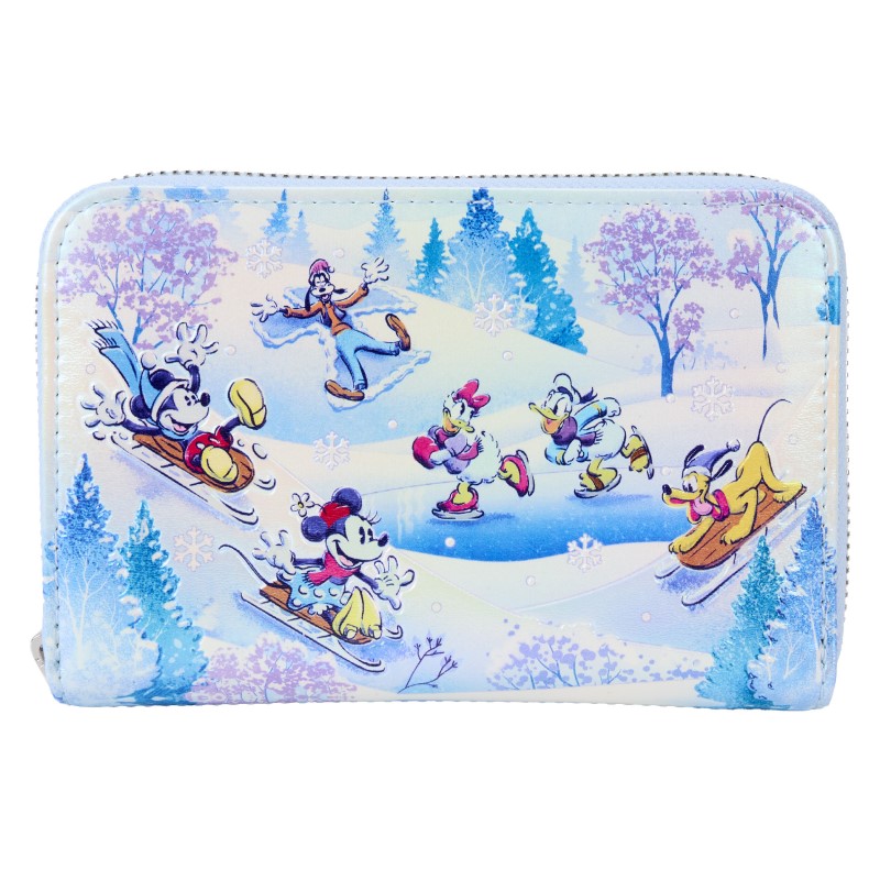 Disney Loungefly Portefeuille Mickey And Friends Winter Wonderland 