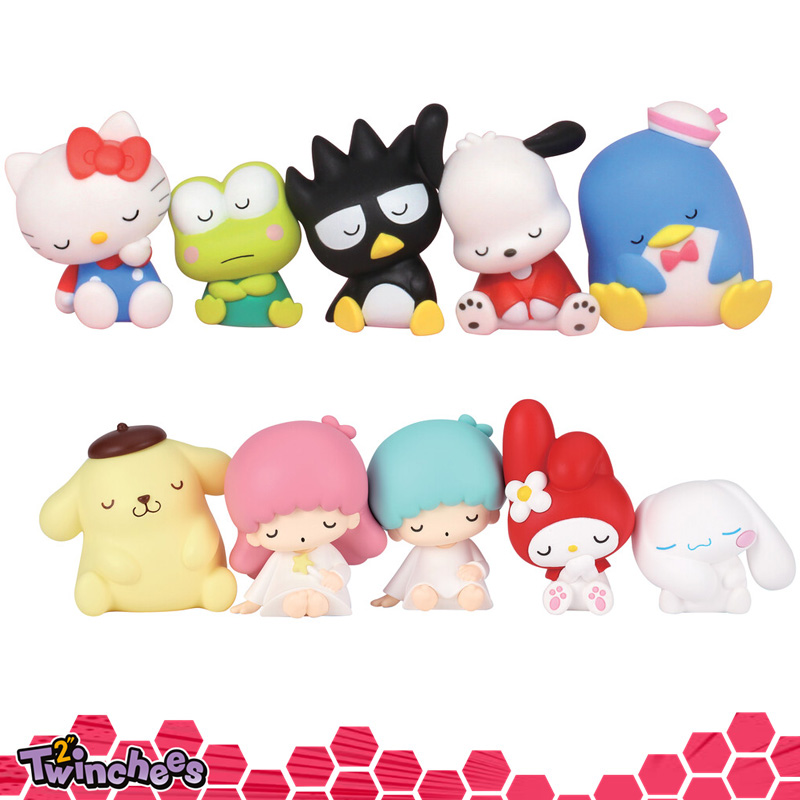 Twinchees Sanrio Kitty & Friends Lil' Sleepers Asst 24pcs W3