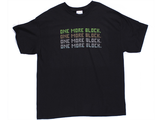 Minecraft One More Block T-shirt