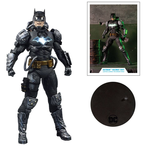 DC Multiverse Batman Hazmat Suit Gold Label Light Up 18cm