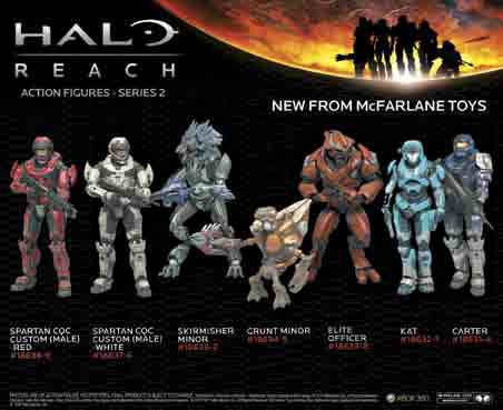 Halo Reach ser 2 assortiment x8