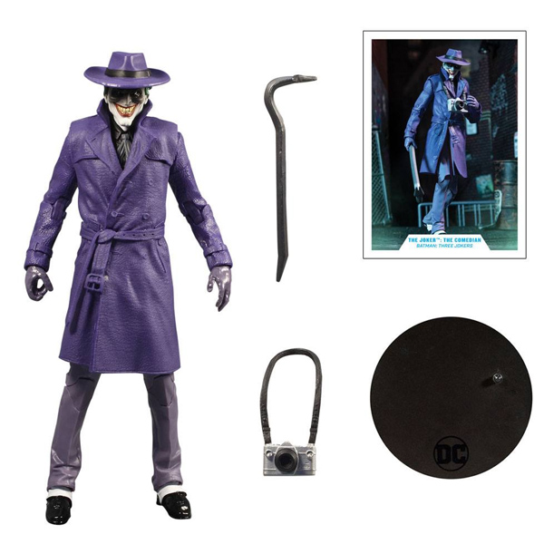 DC Multiverse Batman : Three Joker Joker Comedian 18cm