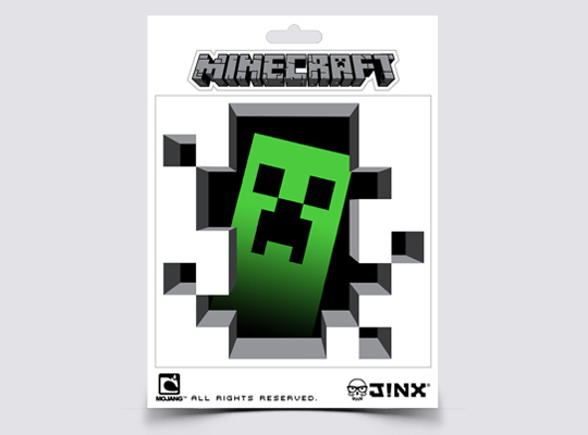 Minecraft Sticker Creeper inside