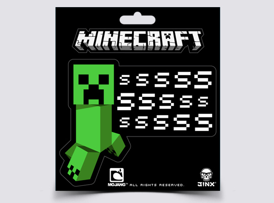 Minecraft Sticker Creeper SSSsss