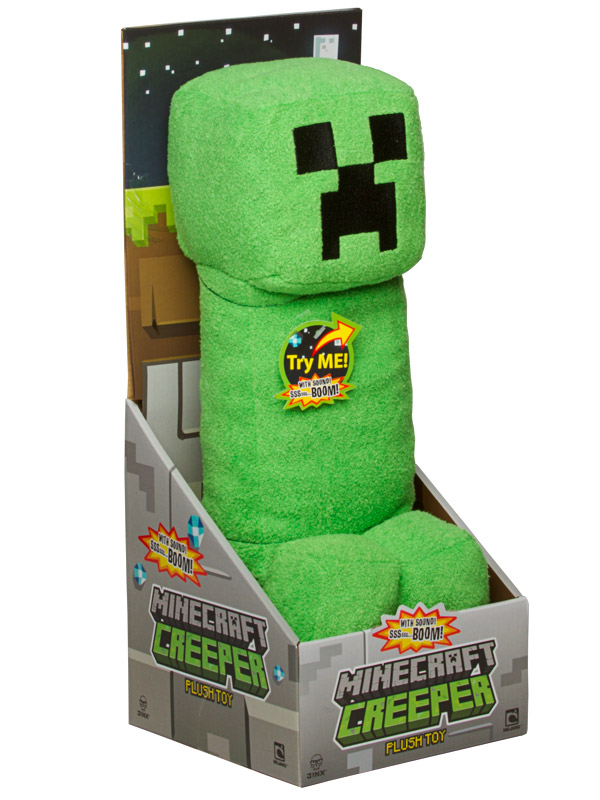 Minecraft Creeper en peluche 36cm sonore