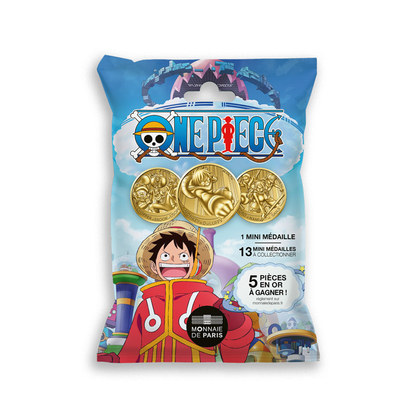 One Piece Monnaie De Paris Medaille Presentoir 30 Pochettes 