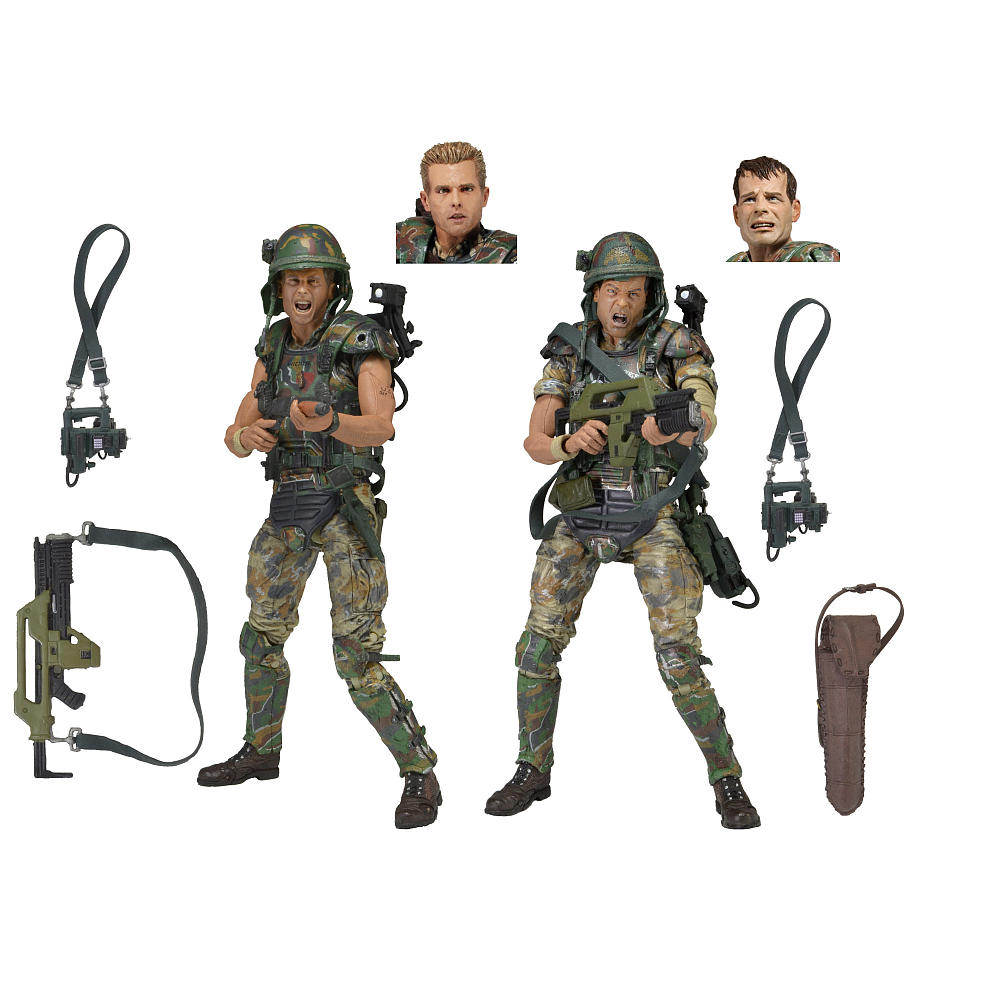 Aliens 2 Pack Colonial Marines Hicks & Hudson 