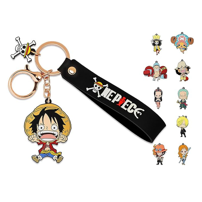 One Piece Mystery Box Map Keychain Gomme Asst 10pcs