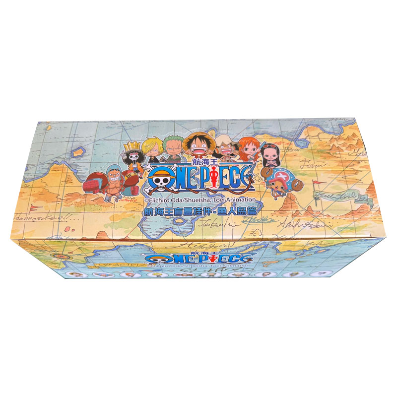 One Piece Mystery Box Map Keychain Gomme Asst 10pcs